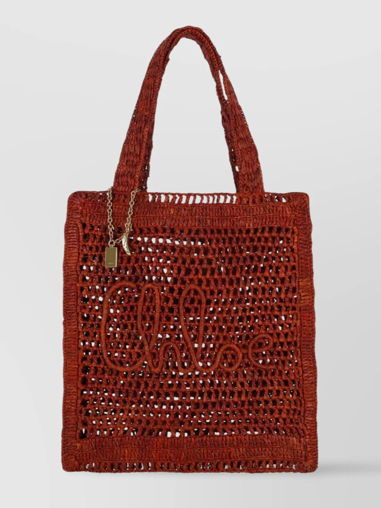 Chloé Tote Bag With Dual Handles And Woven Design