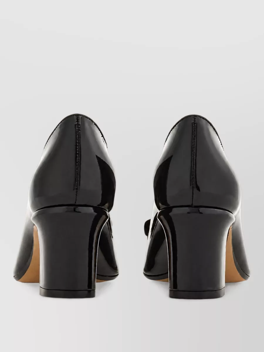 Ferragamo Leather Ballerina Flats