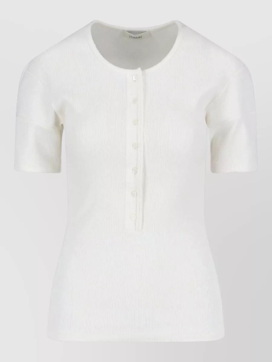Lemaire fitted henley t-shirt