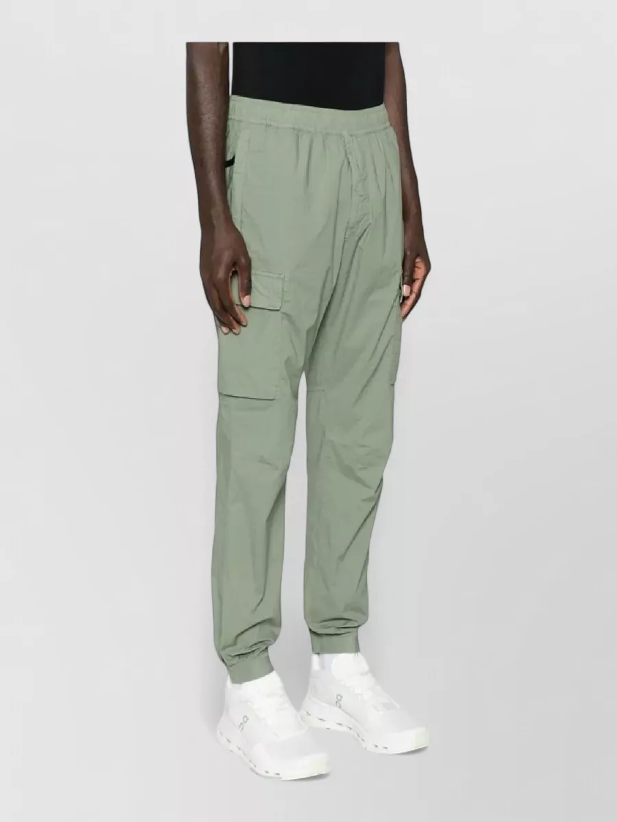 Stone Island Regular Tapered Trousers Cargo Pockets Elastic