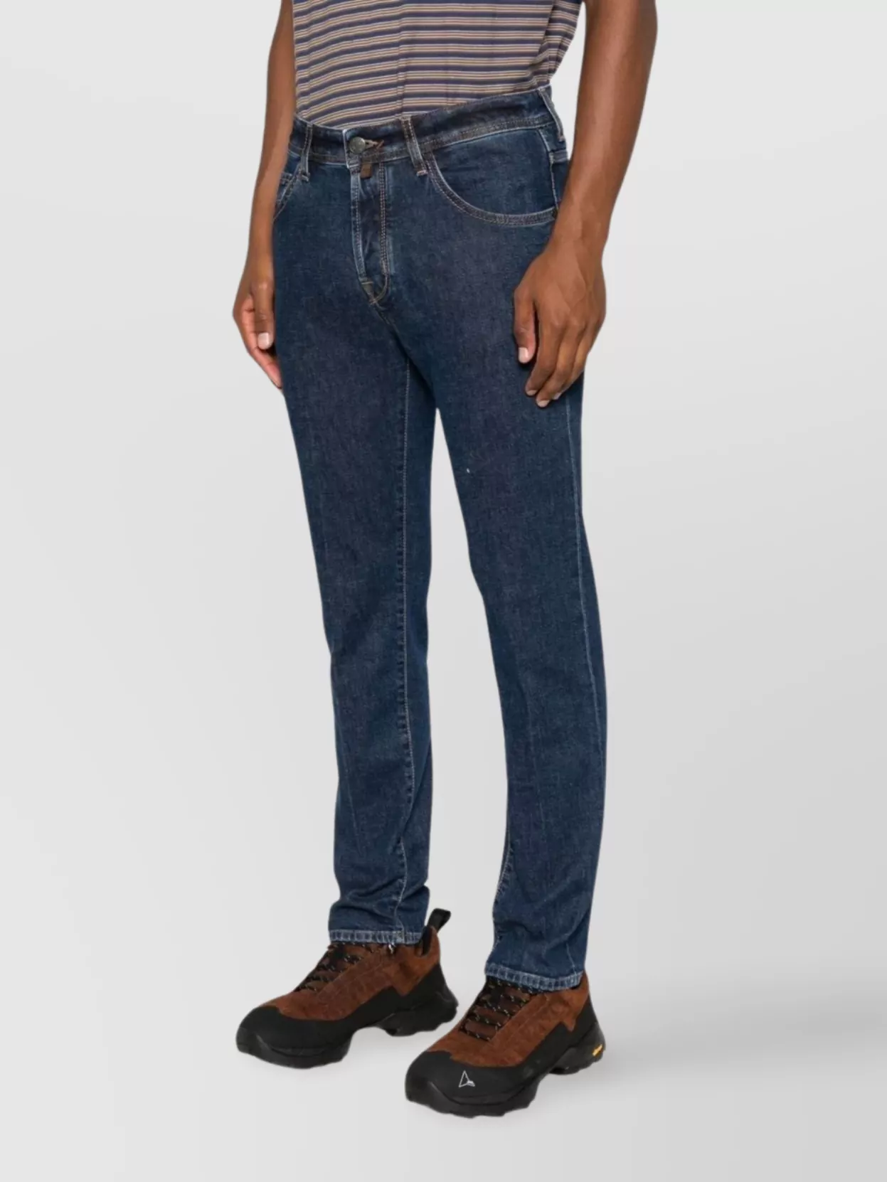 Jacob Cohen Tailored Cropped Denim Trousers