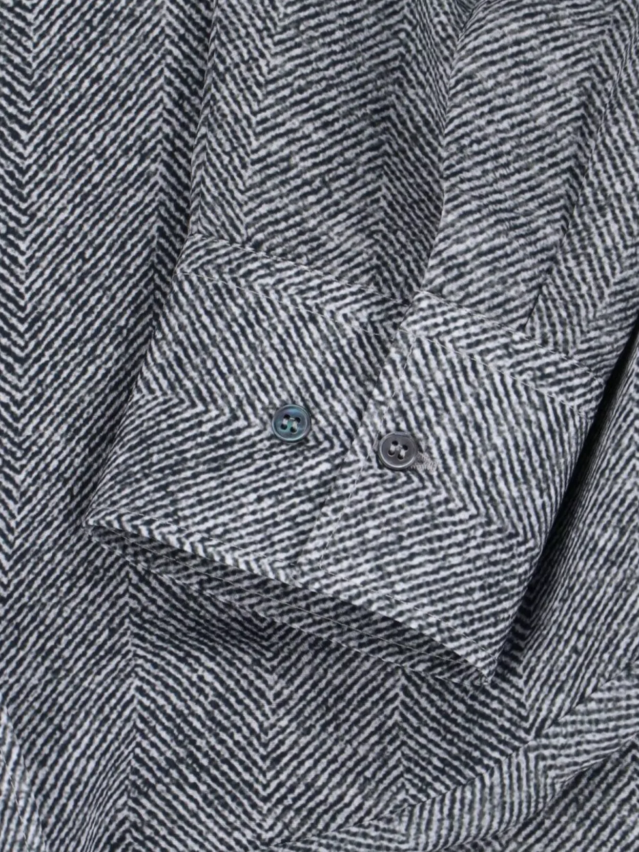 Ermanno Scervino Casual Long Sleeve Herringbone Pattern Top