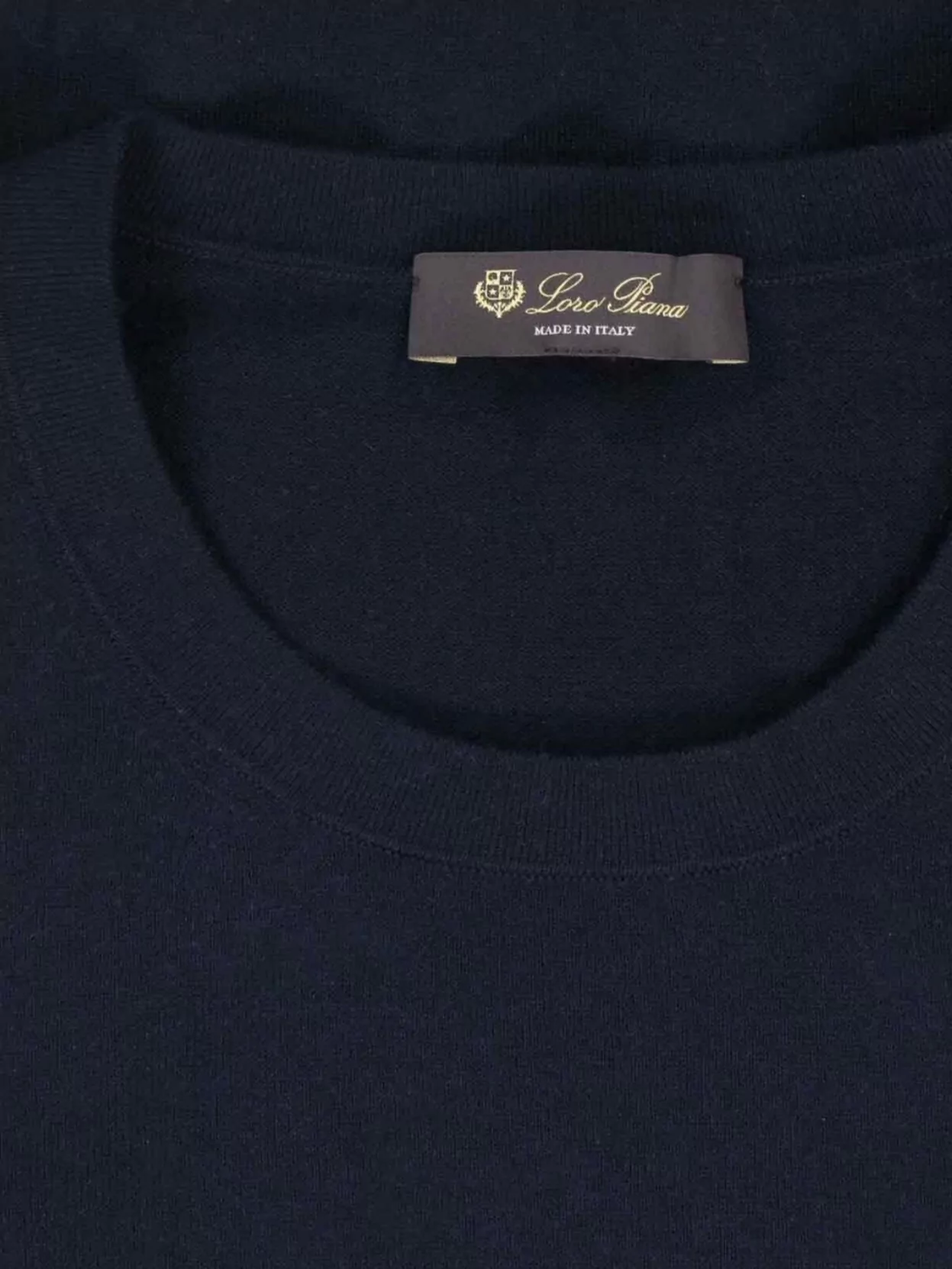Loro Piana Ribbed Crewneck Knitwear Long Sleeves
