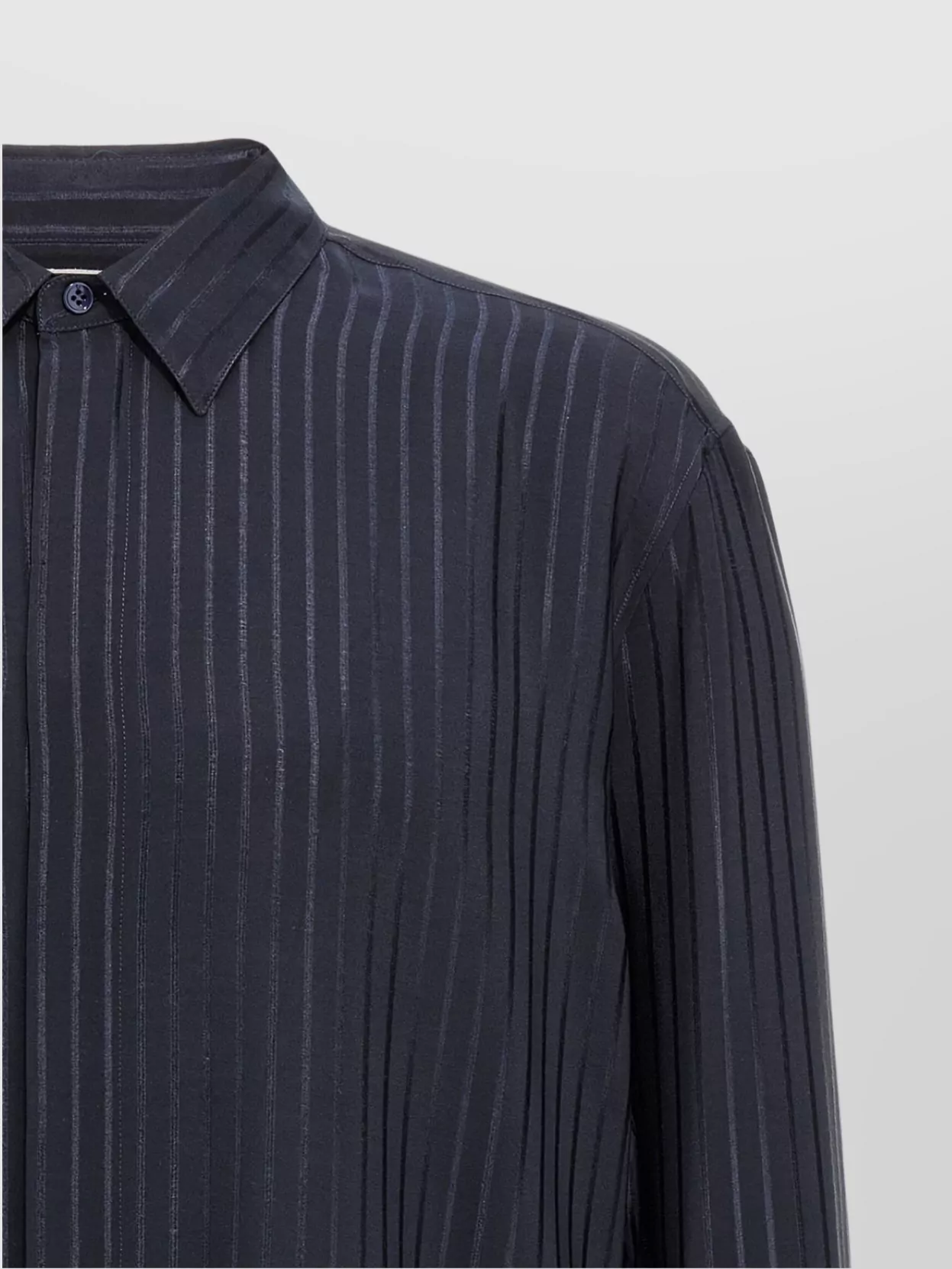 Saint Laurent Long Sleeves Striped Shirt