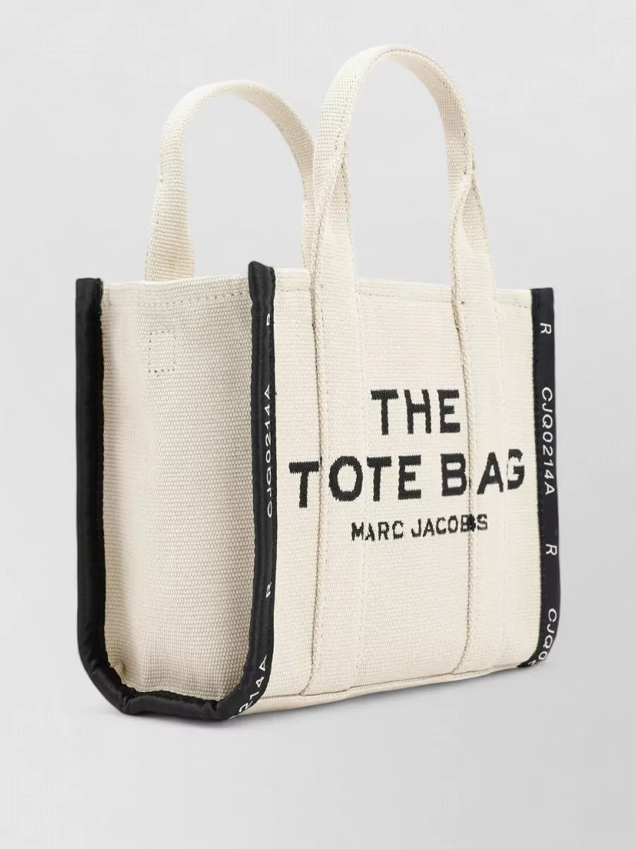 Marc Jacobs Small Cotton Tote Bag Top Handle Strap