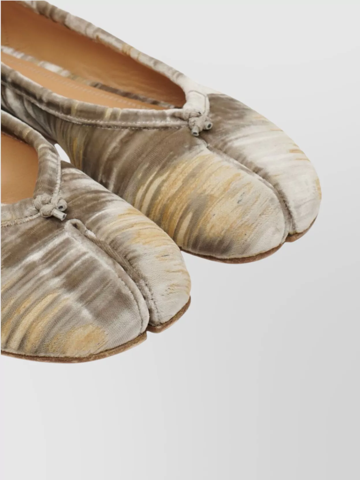 Maison Margiela Abstract Pattern Flat Ballerina Shoes