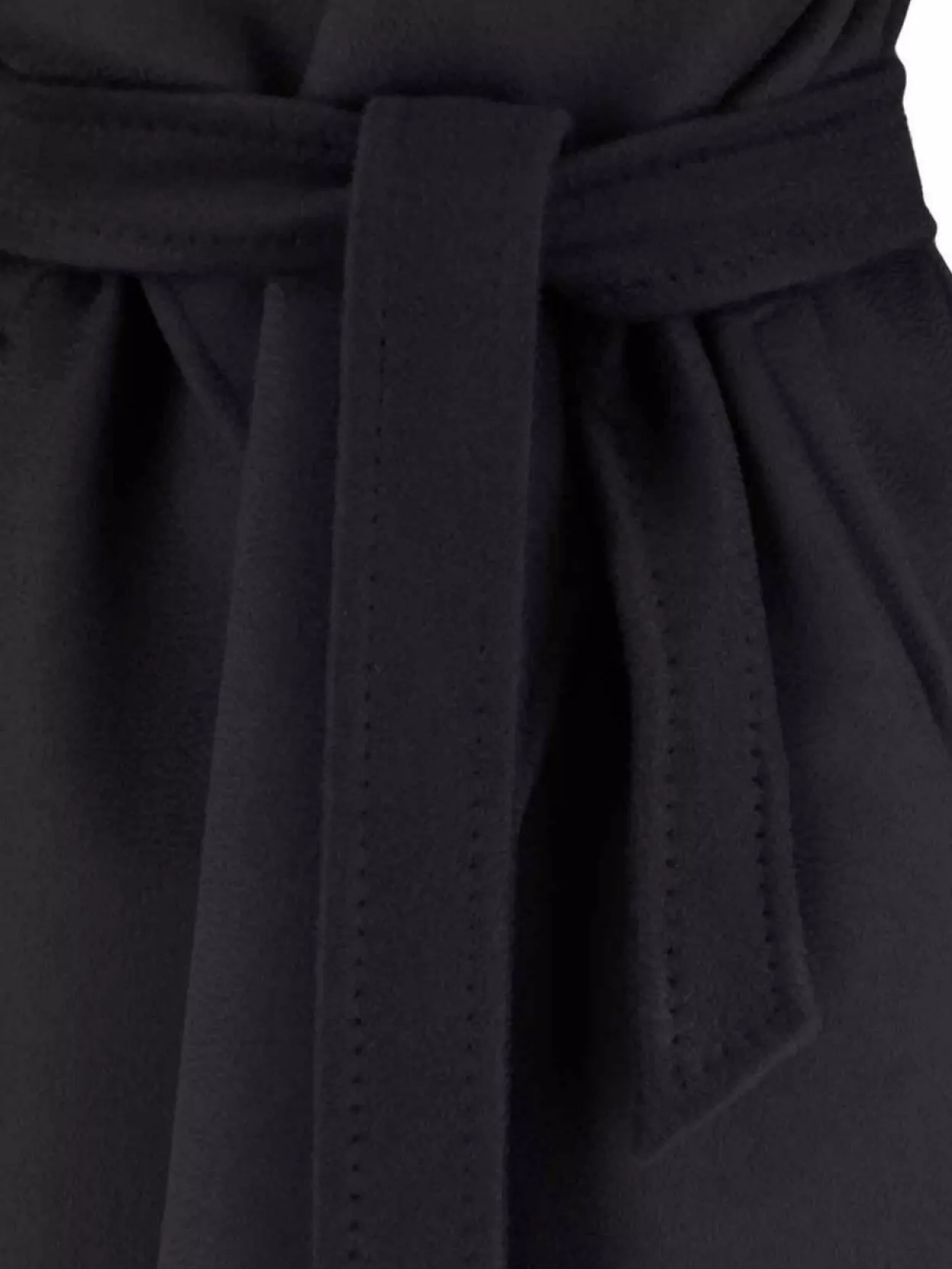 Max Mara Waist Belted Button Detail Hooded Jacket