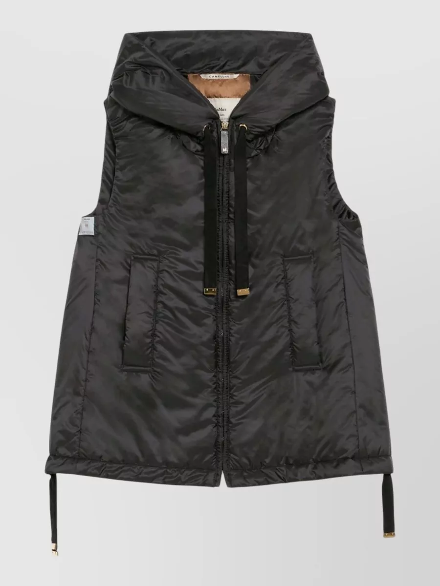 Max Mara Hooded padded vest