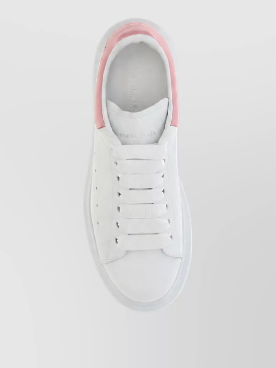 Alexander Mcqueen Leather Chunky Sneakers