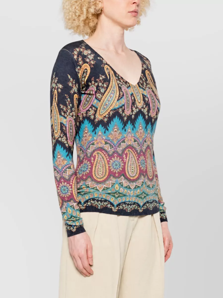 Etro Silk Cashmere Top