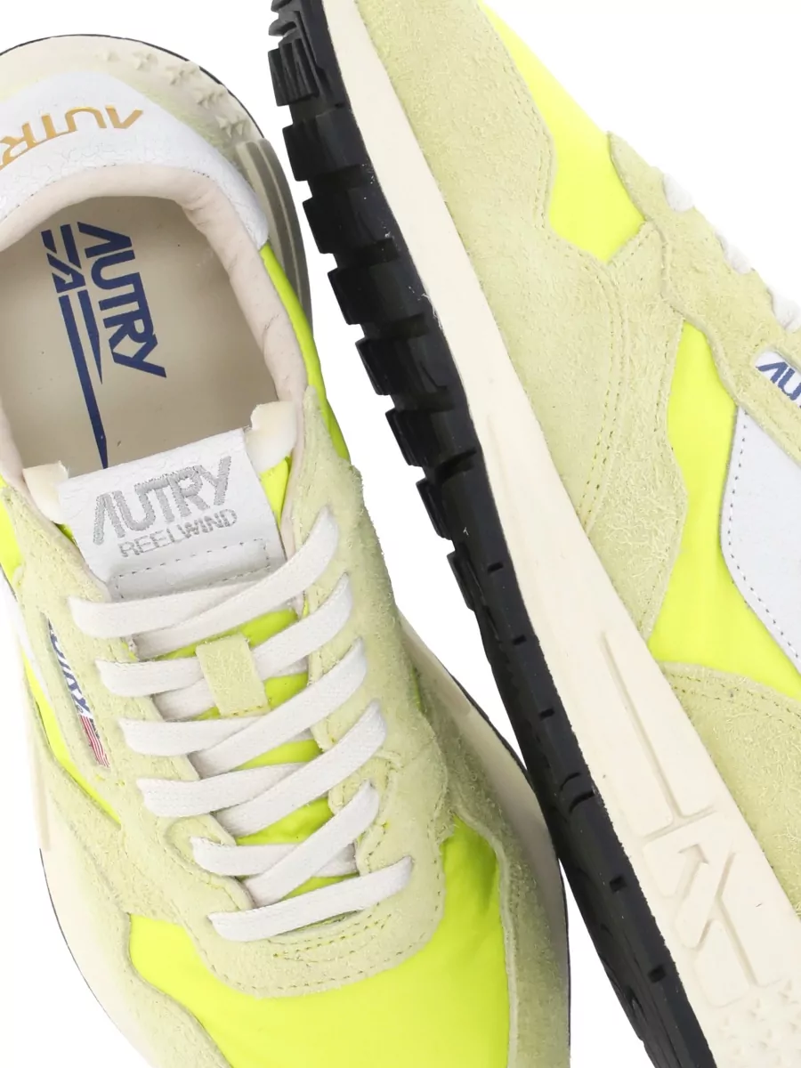 Autry Leather And Fabric Low-Top Sneakers