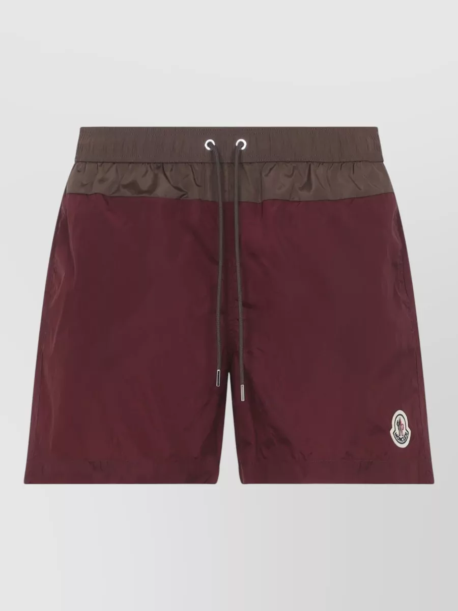 Moncler nylon swim shorts