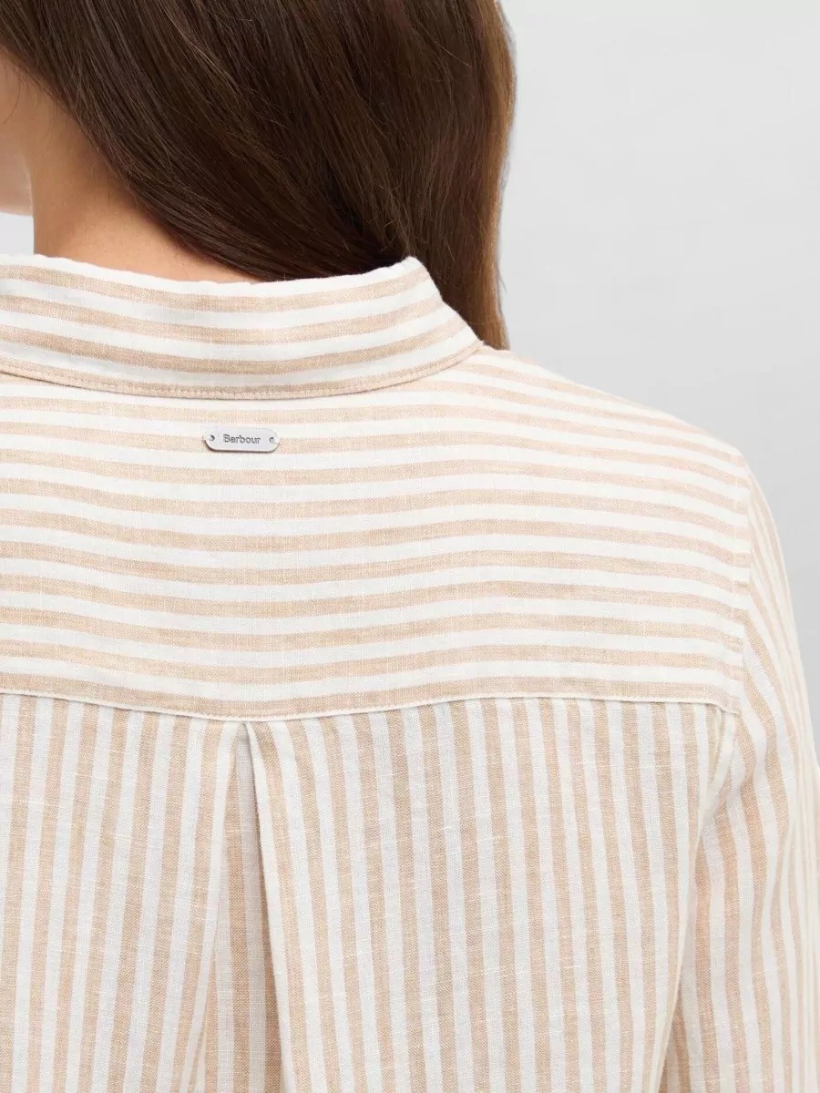 Barbour Striped Collared Shirt Long Sleeves Buttons