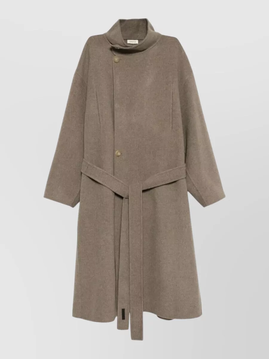 Fear Of God cashmere virgin wool high neck fitted jacket