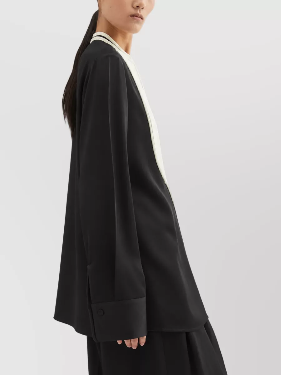 Jil Sander Long Cotton Shirt