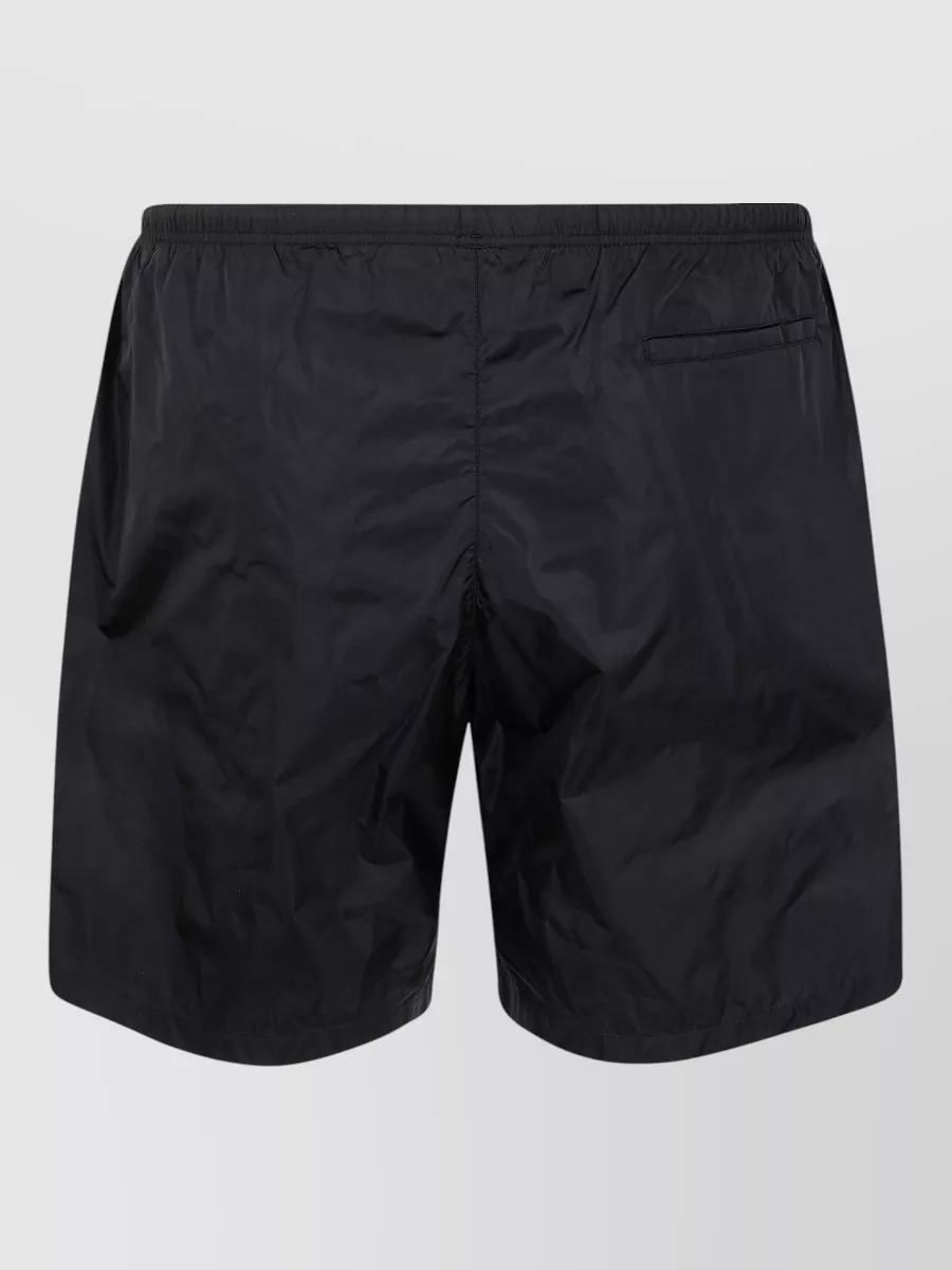 Palm Angels Logo-Print Swim Shorts