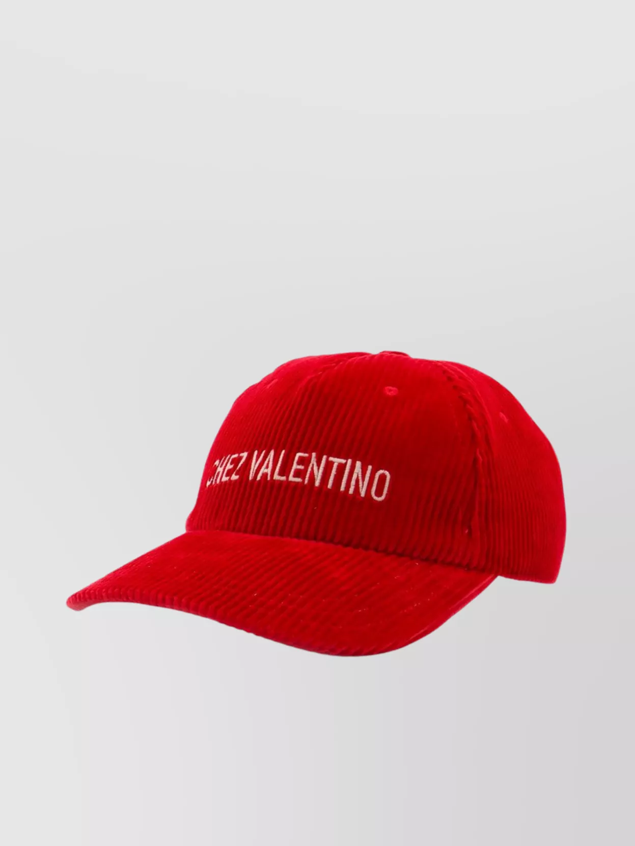 Valentino Garavani Corduroy Curved Brim Baseball Hat