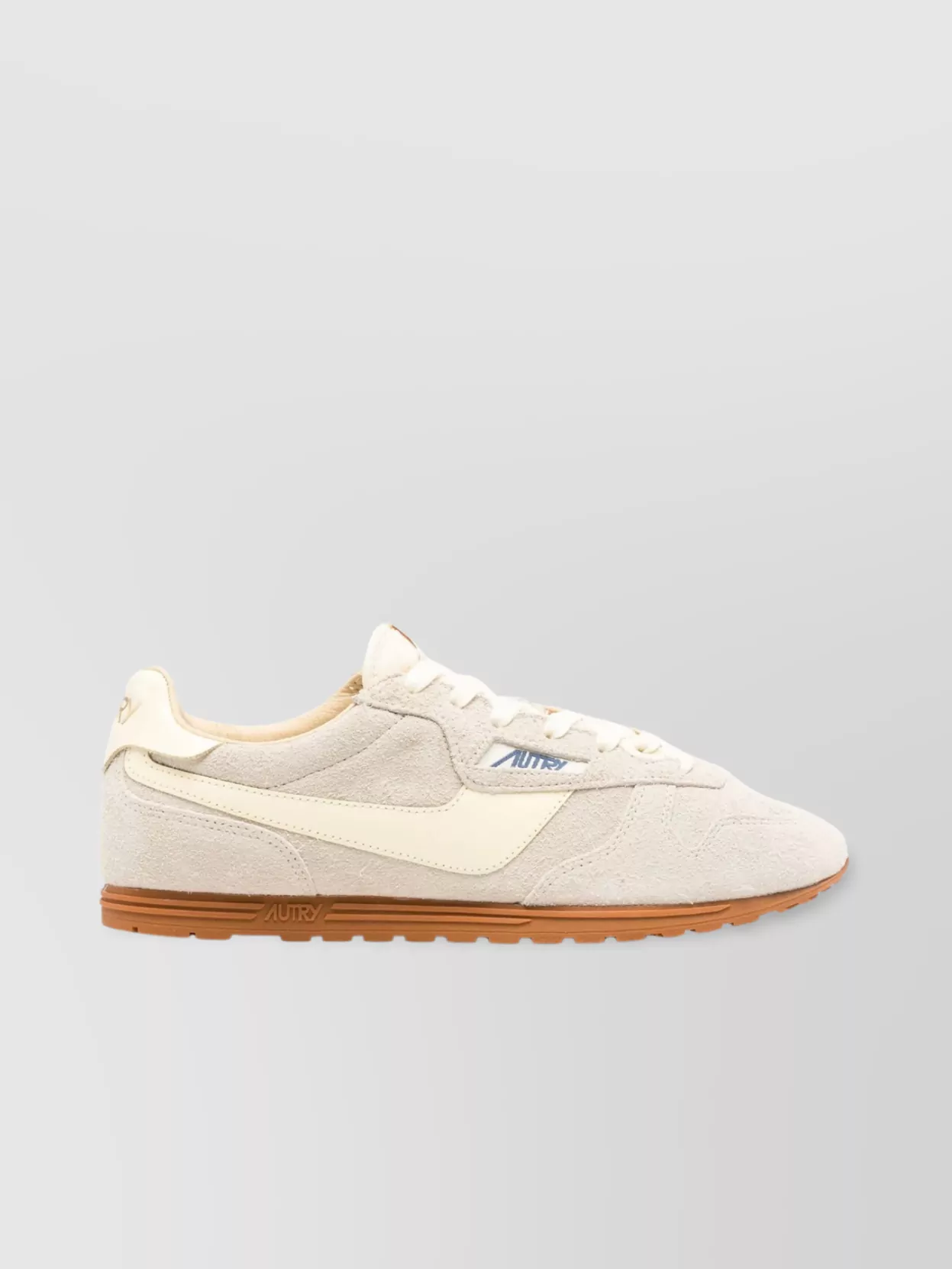 Autry Suede And Leather Sneakers With Padded Collar