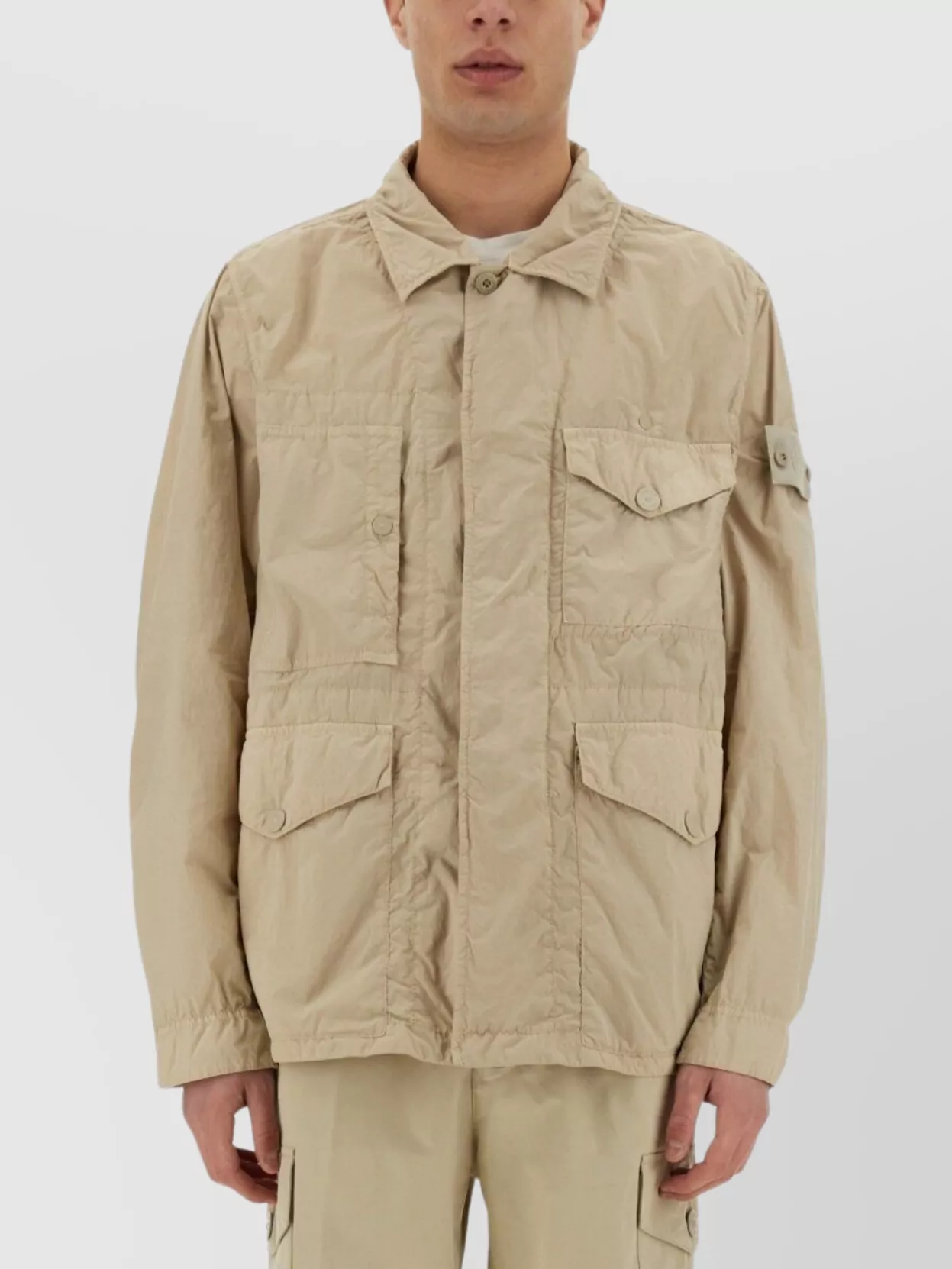 Stone Island Drip-Proof "Field" Jacket Arm Patch