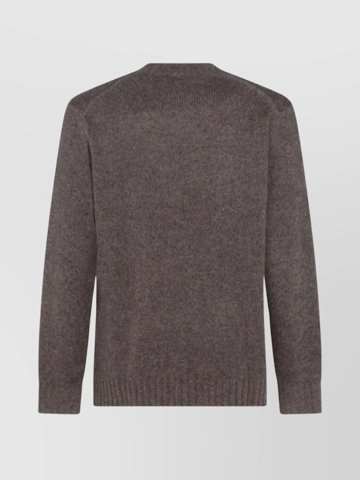 Nn.07 Soft Textured Crewneck Sweater With Ribbed Cuffs