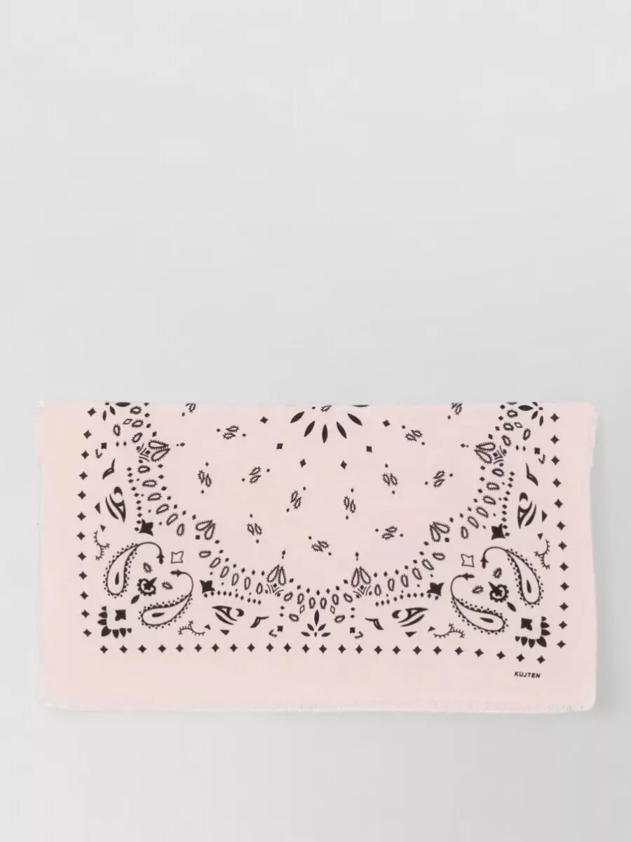 Kujten cashmere printed scarf