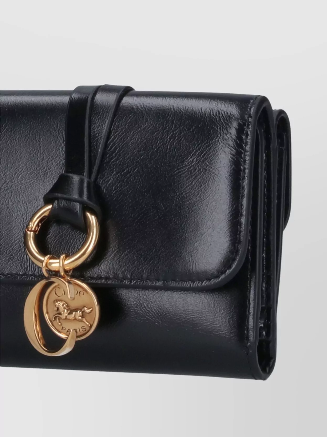 Chloé Flap Wallet Compact Fold-Over Design