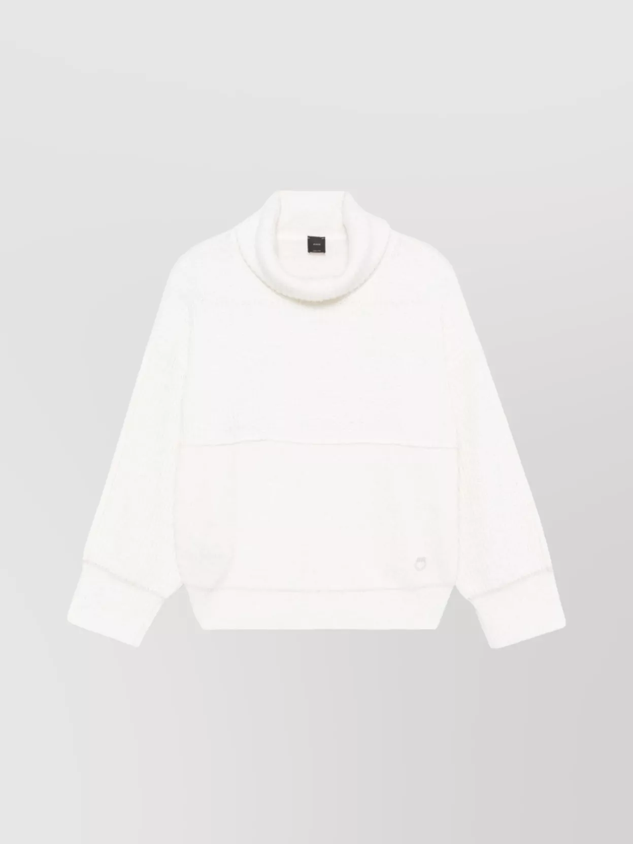 Pinko Panelled Knitwear Crewneck Ribbed Finish