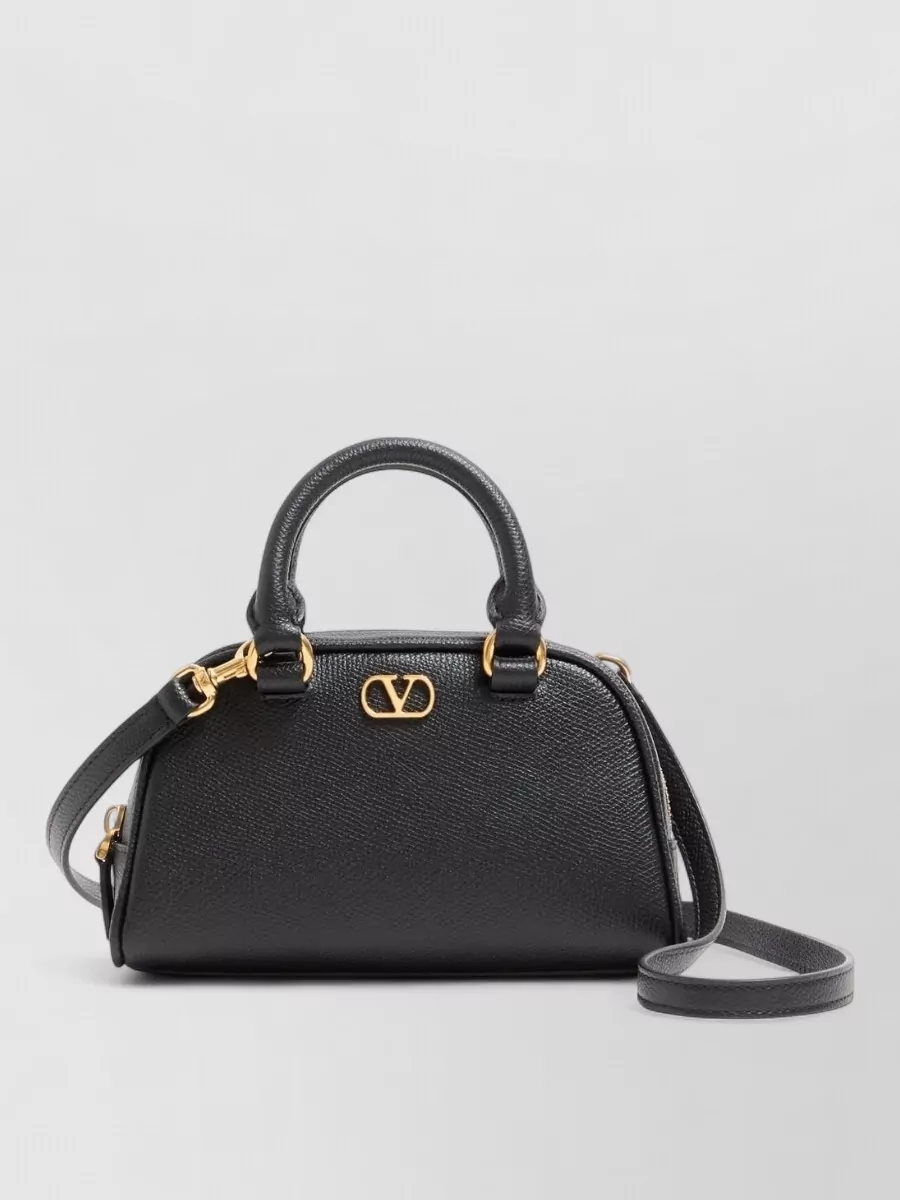 Valentino Garavani Signature Leather Mini Clutch Bag