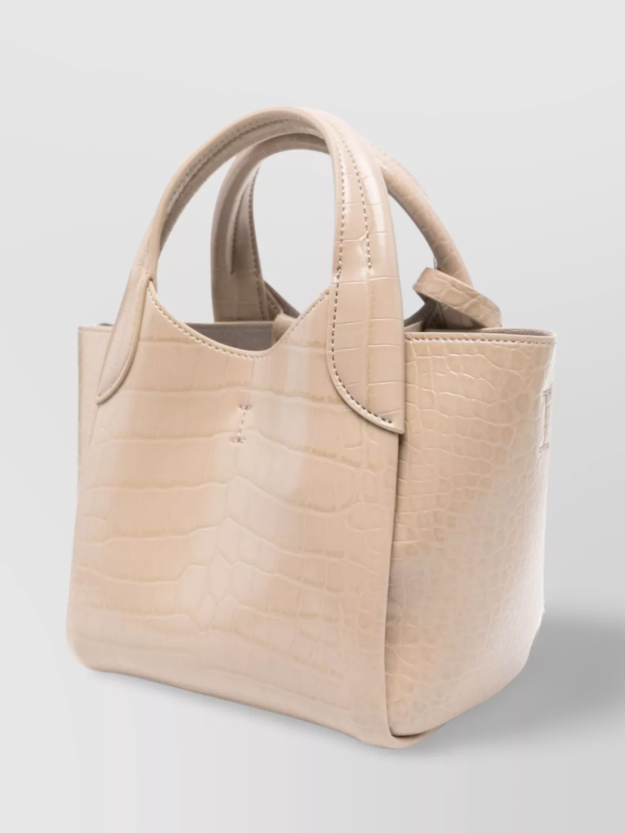 Emporio Armani Small Tote Bag Crocodile Effect