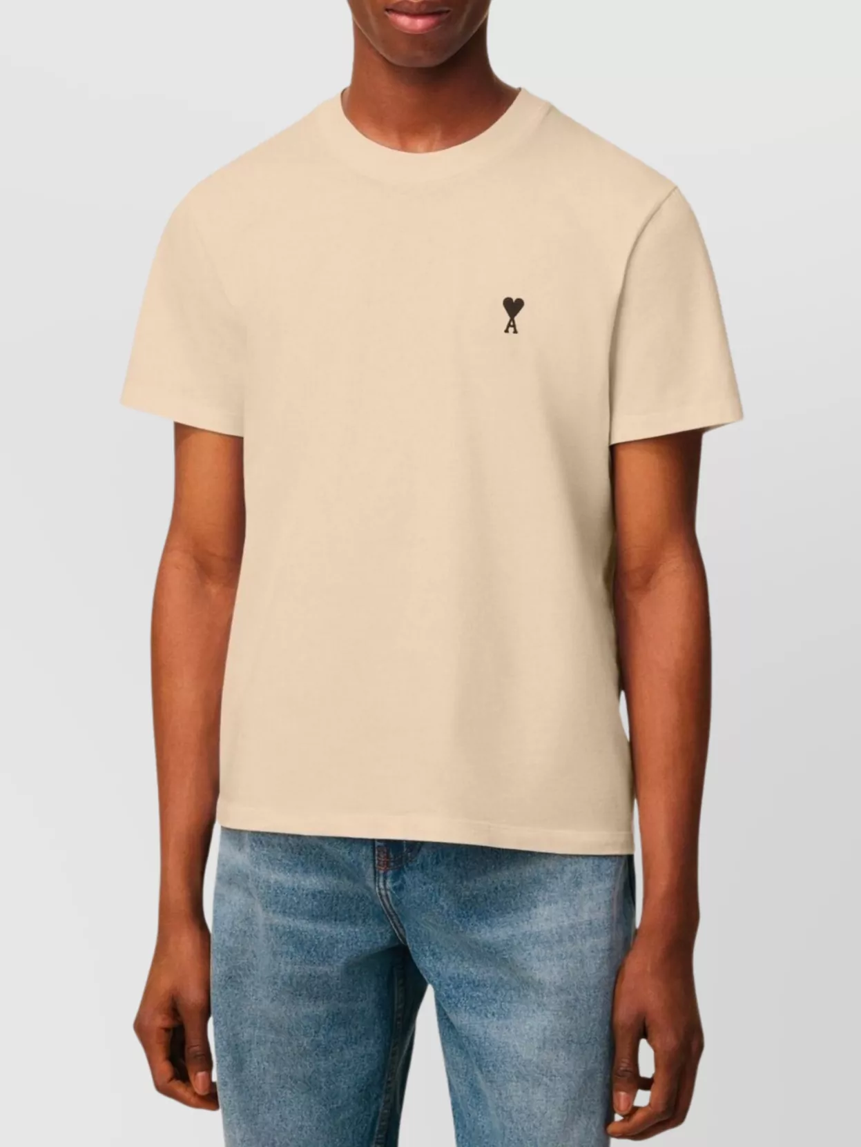 Ami Paris Short Sleeve Crew Neck T-Shirt
