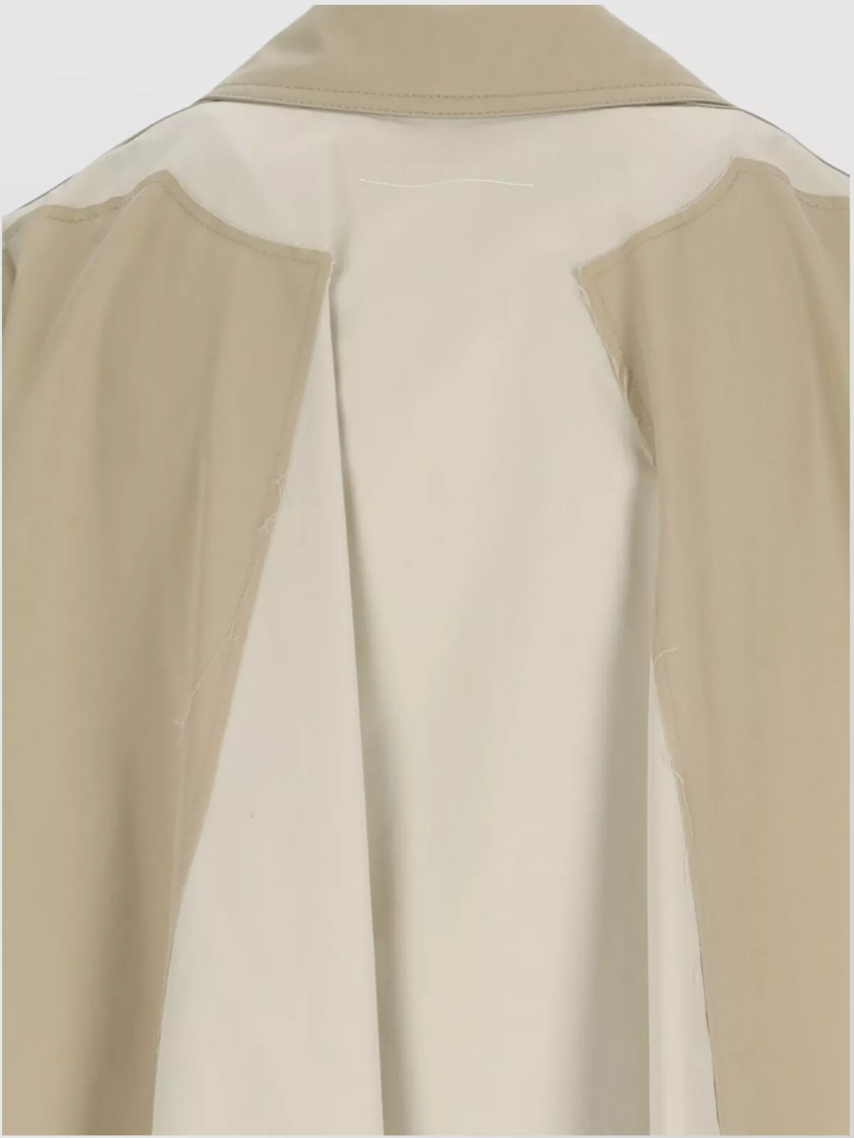 Mm6 Maison Margiela Jacket With Back Vent And Front Pockets In Neutrals