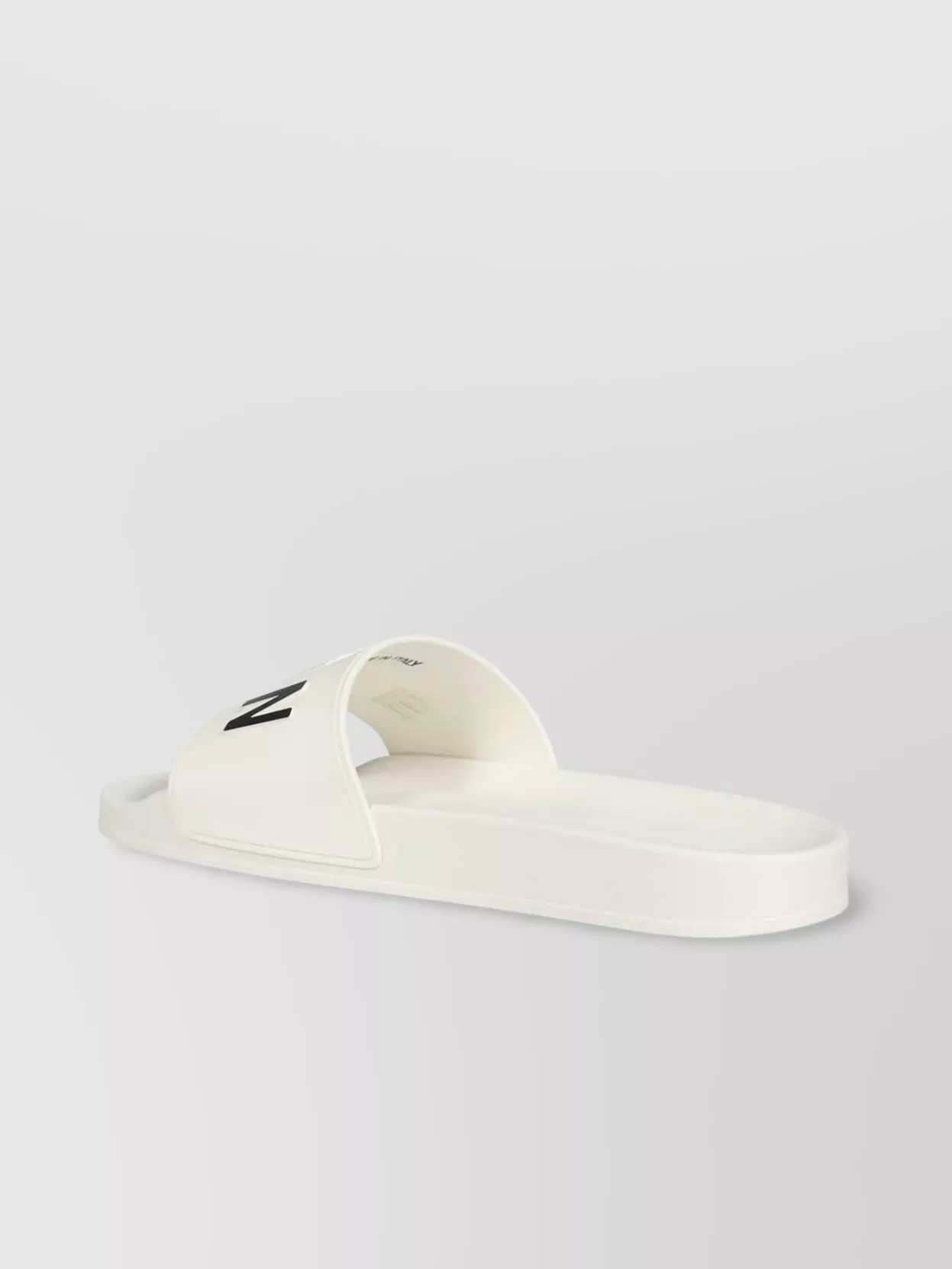 DSQUARED2 ICONIC FLAT SOLE RUBBER SLIDES