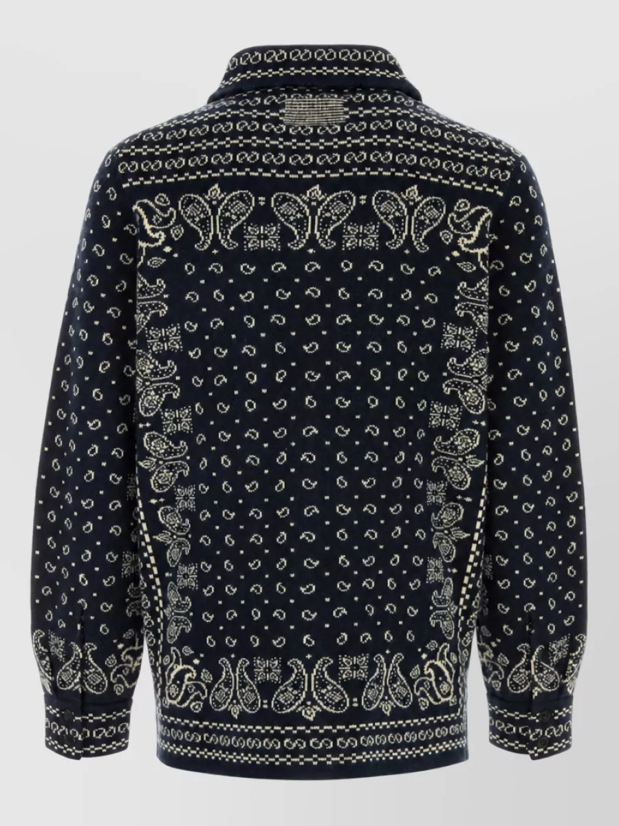 Guest In Residence Embroidered Cashmere Long-Sleeve Shirt