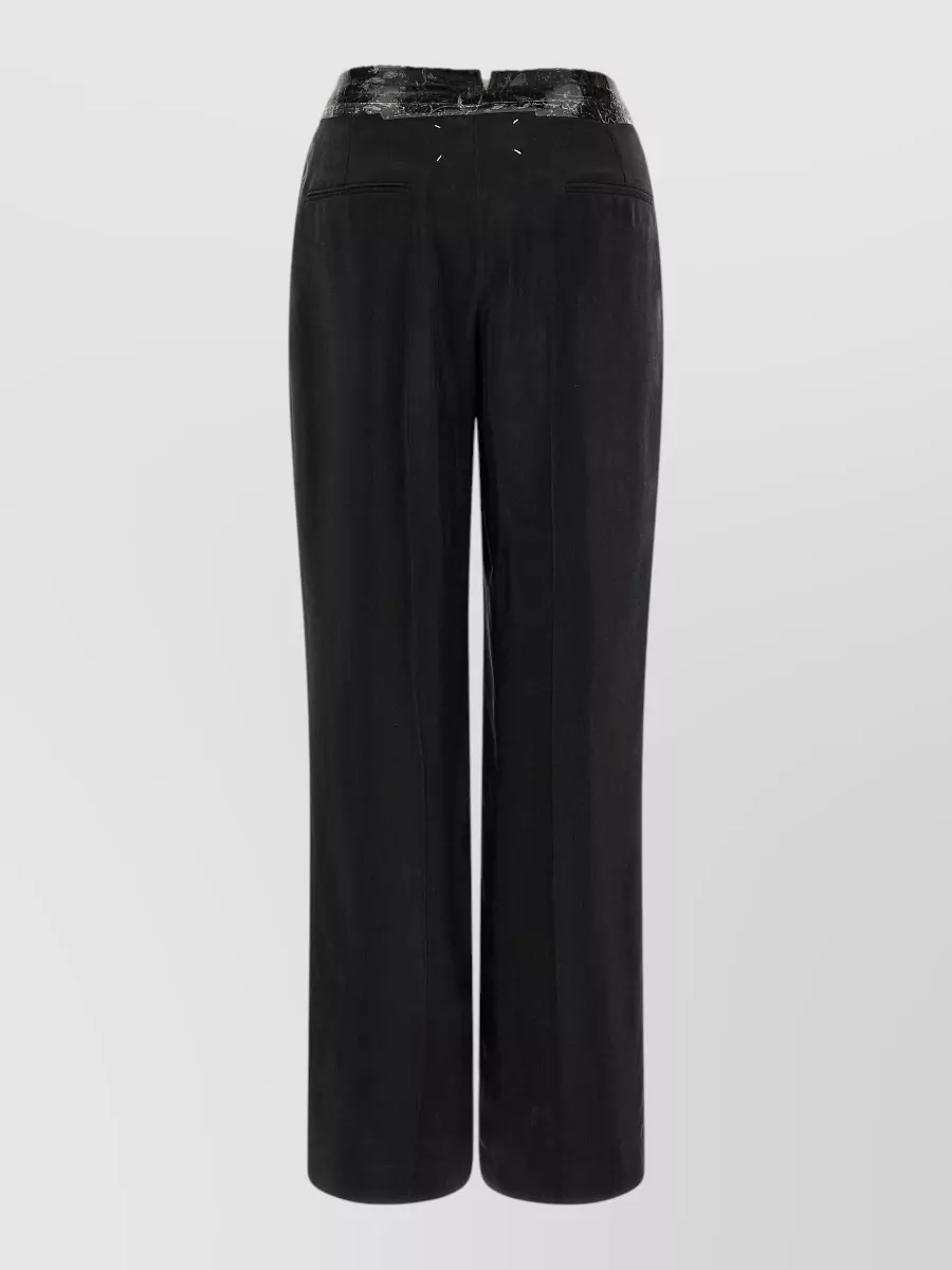 Maison Margiela wide-leg pleated suit trousers