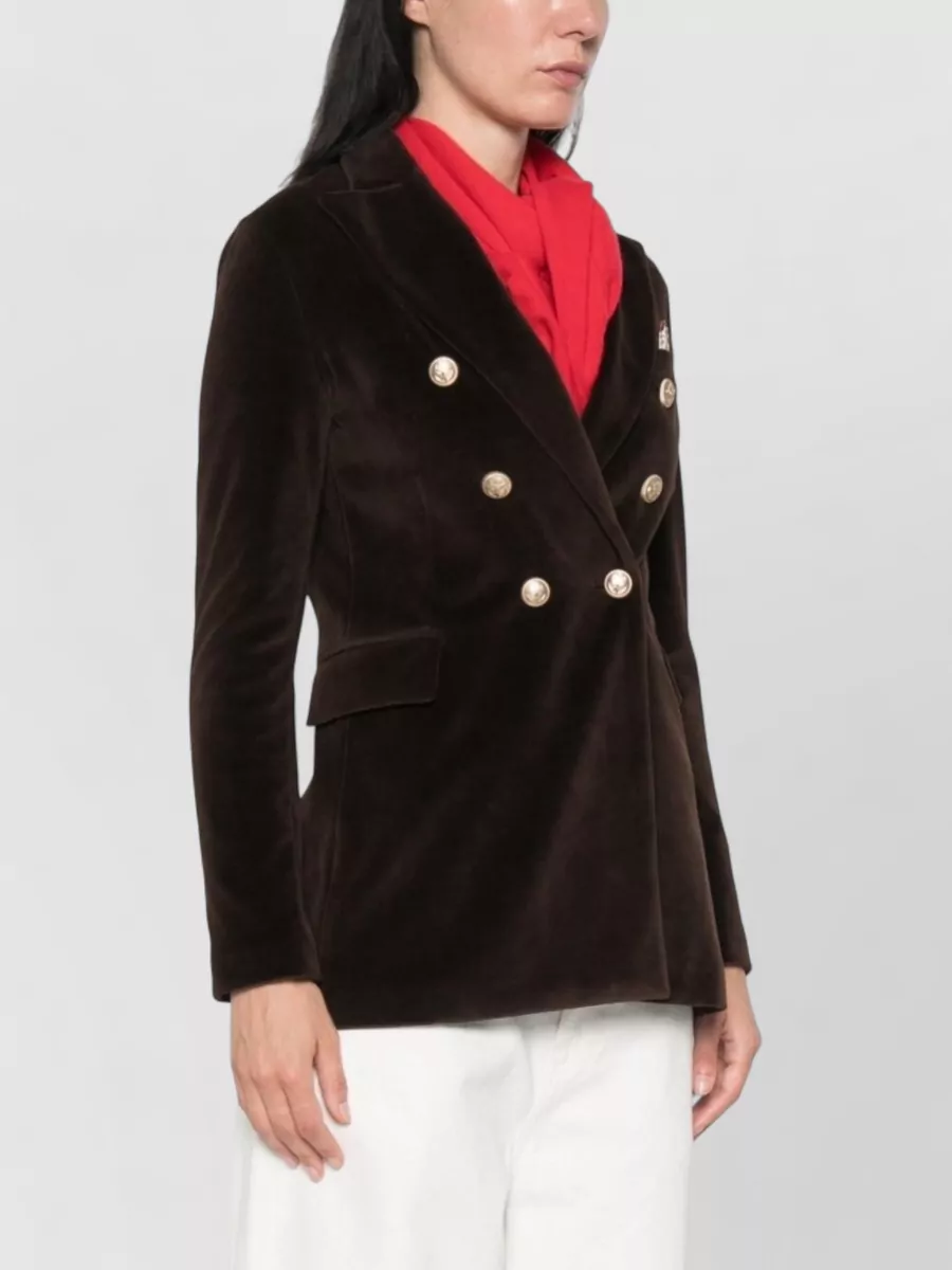 Circolo 1901 Cotton Double-Breasted Suit Jacket