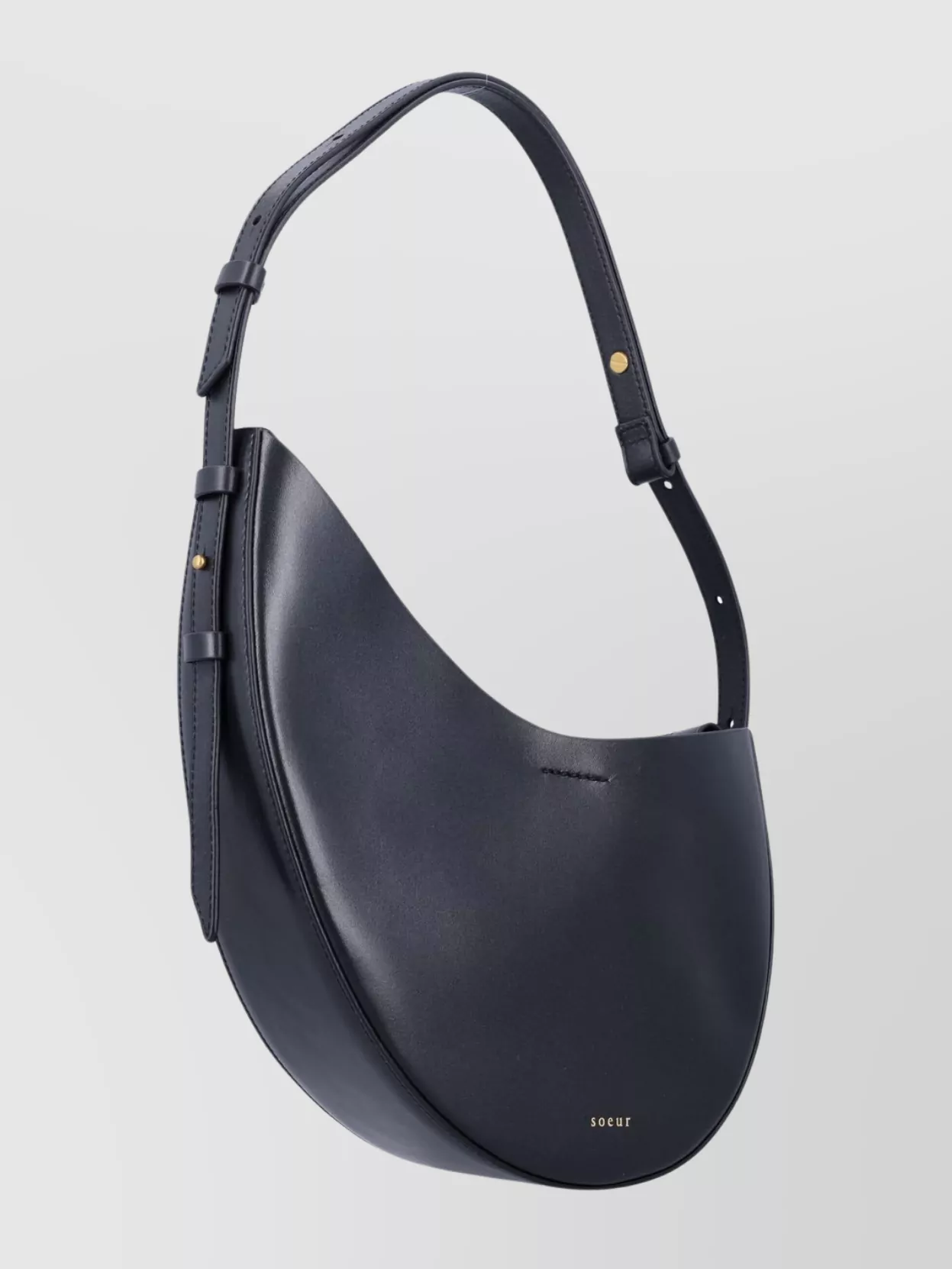 Soeur Curved Shoulder Bag Adjustable Strap