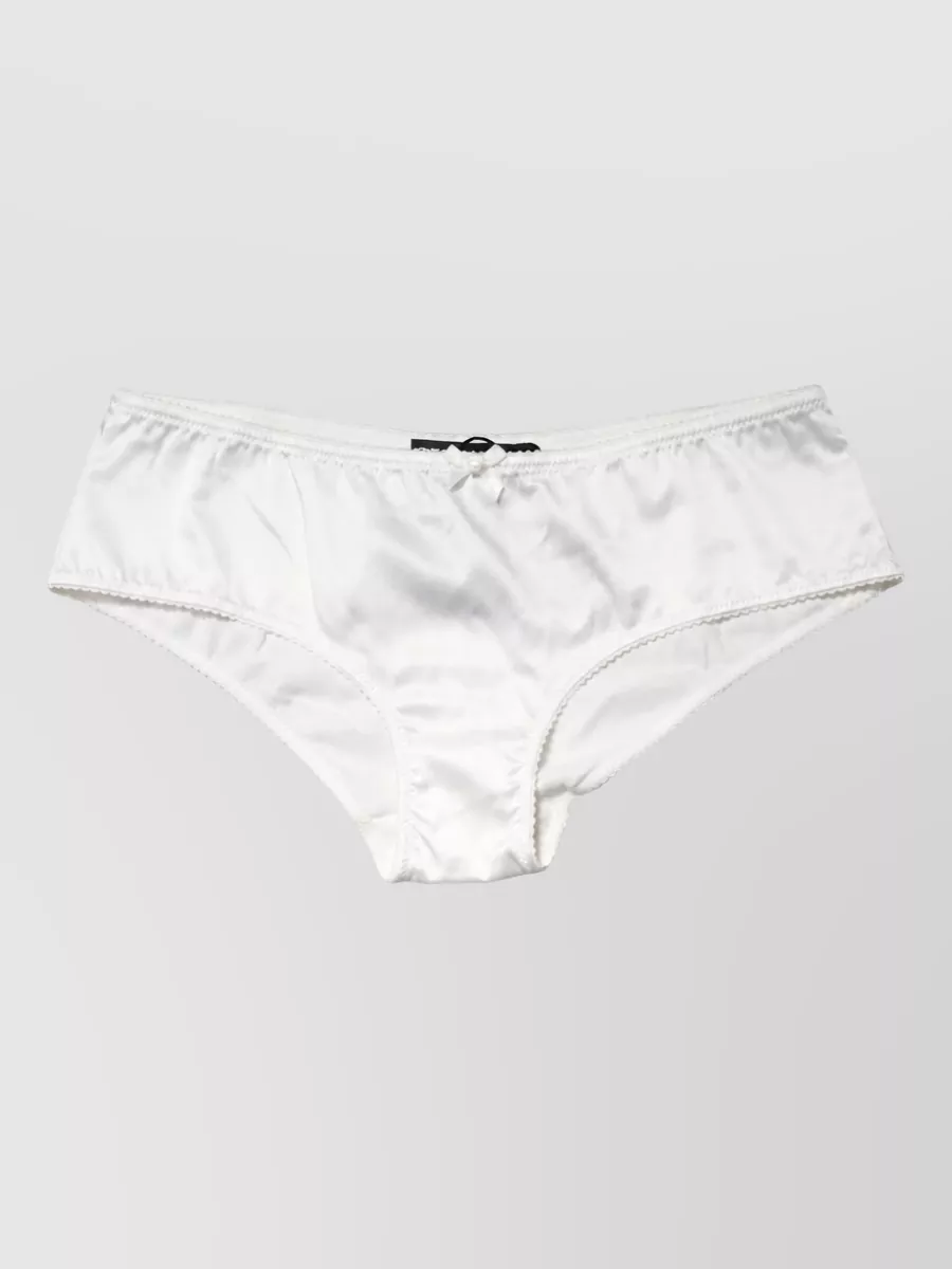 Dolce&Gabbana silk stretch mid waist briefs