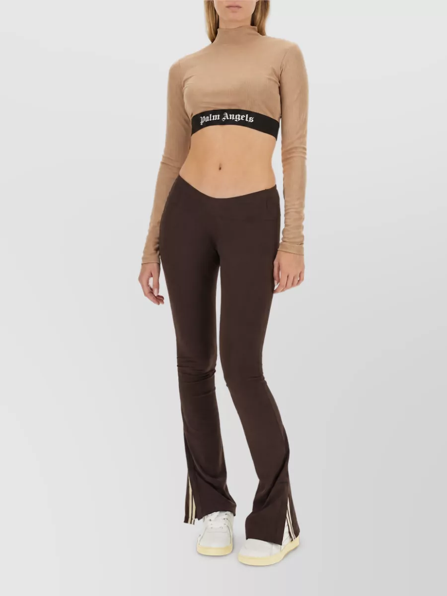 Palm Angels Cropped Logo Camisole Top