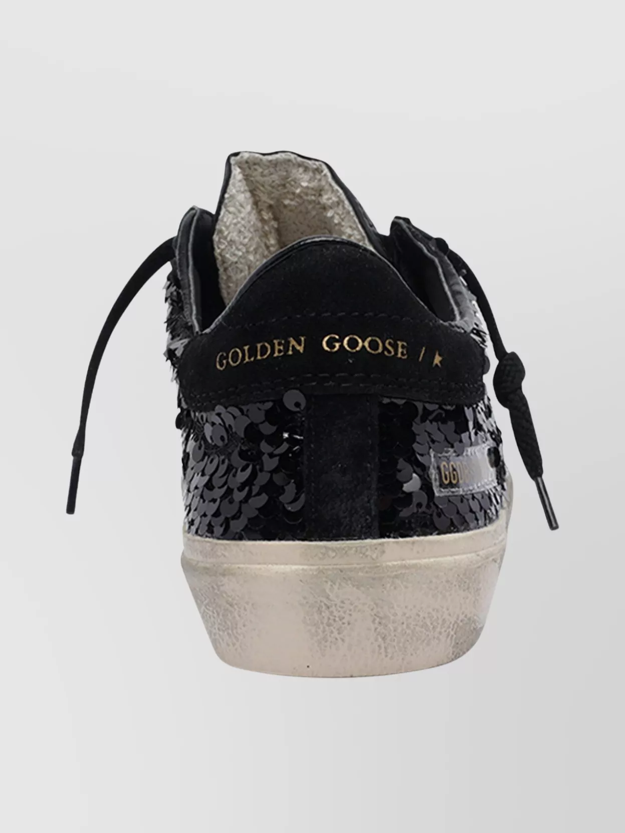 Golden Goose Sequin Embellished Round Toe Sneakers