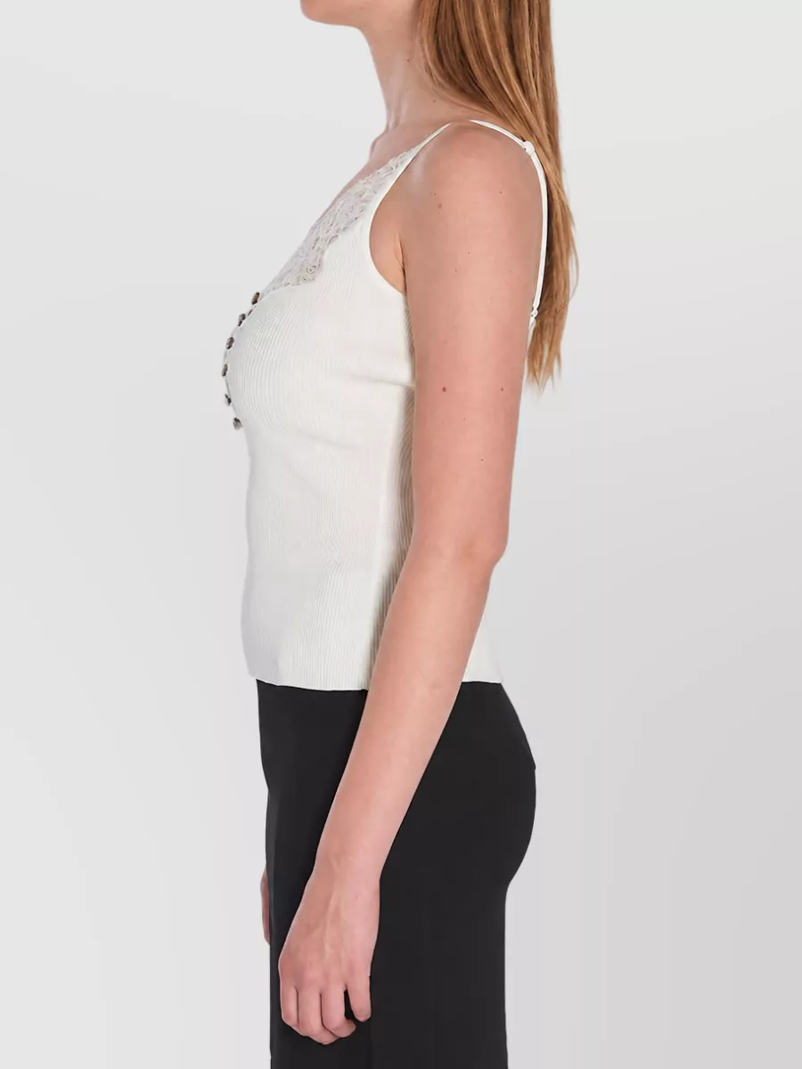 Self-Portrait v-neck top