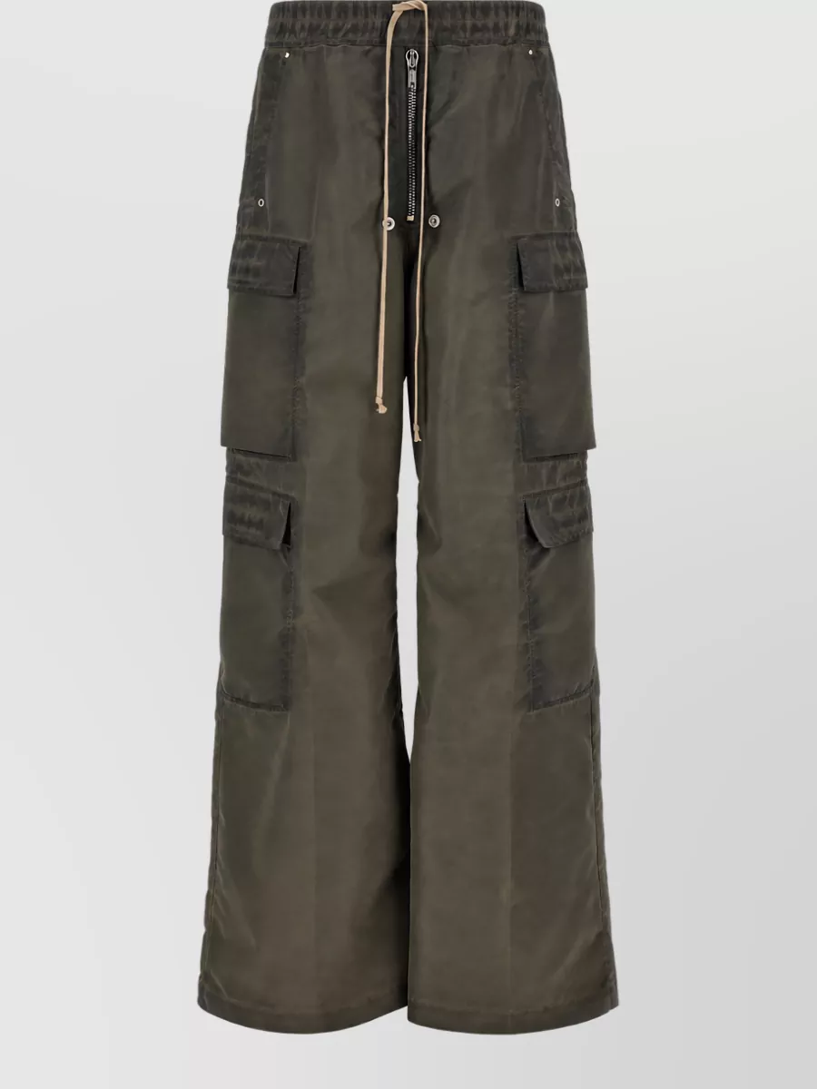 Rick Owens Drkshdw nylon oversized wide-leg cargo shorts