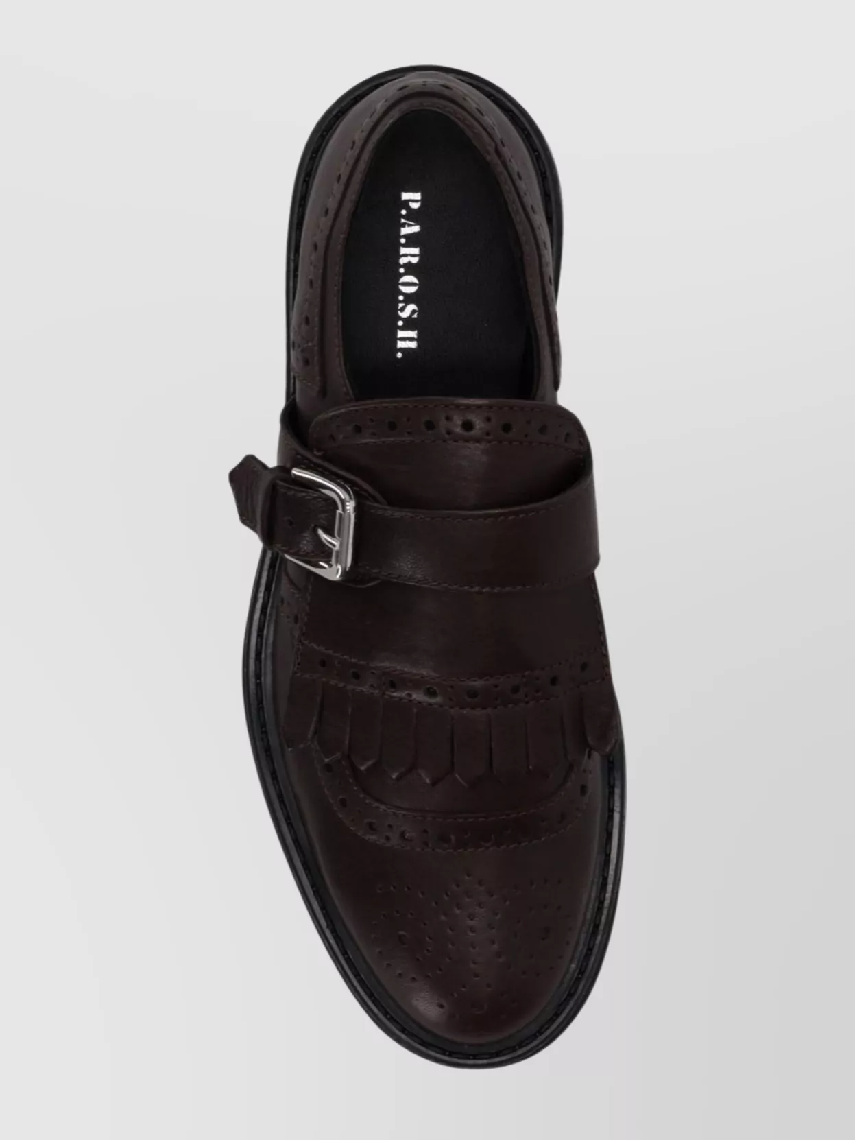 Parosh Loafers With Round Toe And Fringe