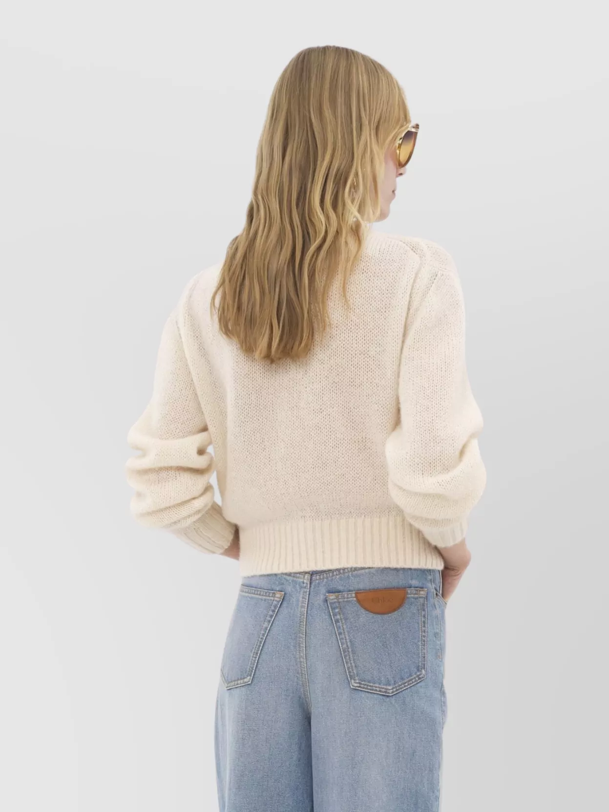 Chloé Embroidered Crew-Neck Knitwear With Ribbed Trims