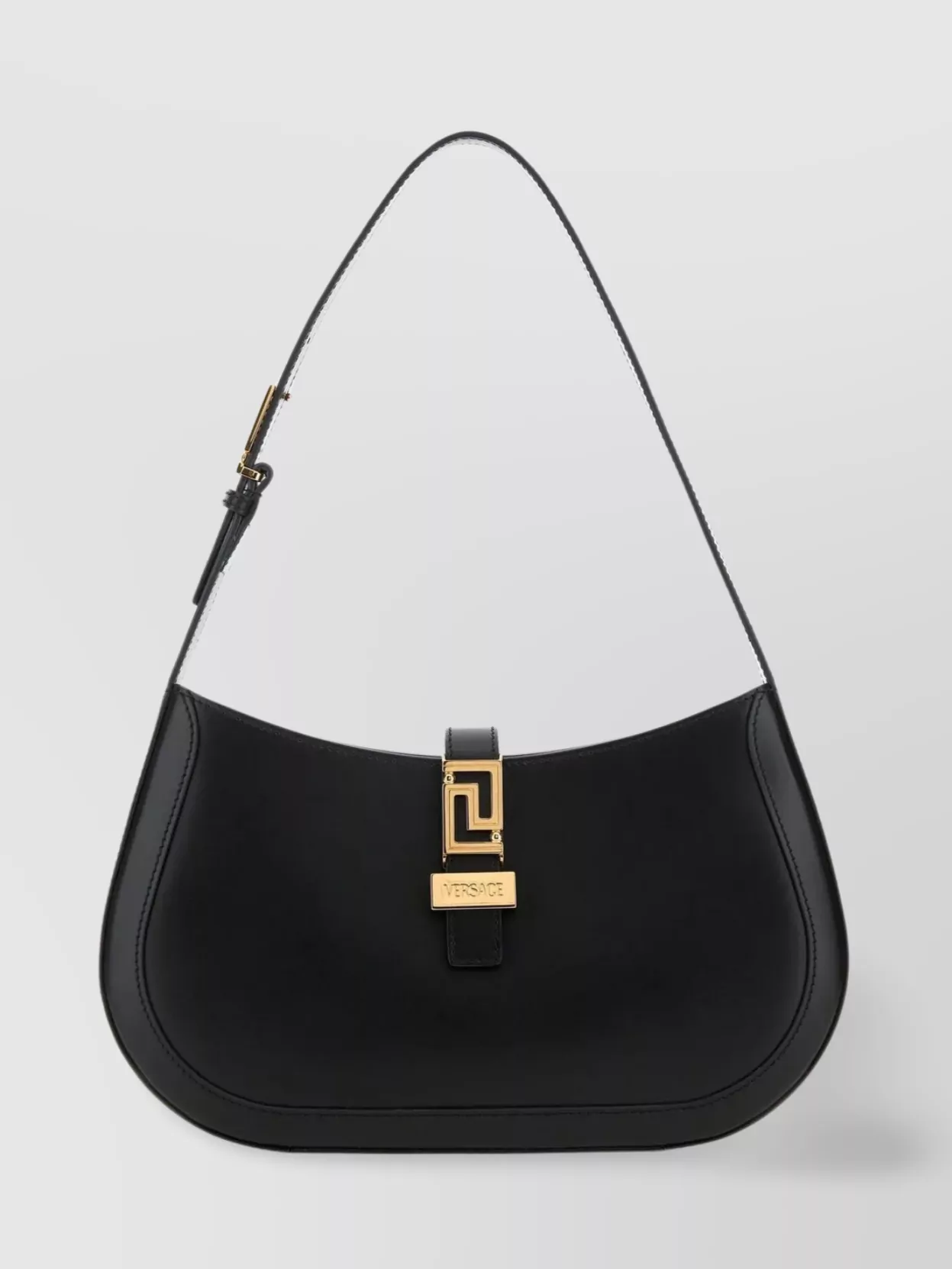 Shop Versace Structured Goddess Shoulder Bag