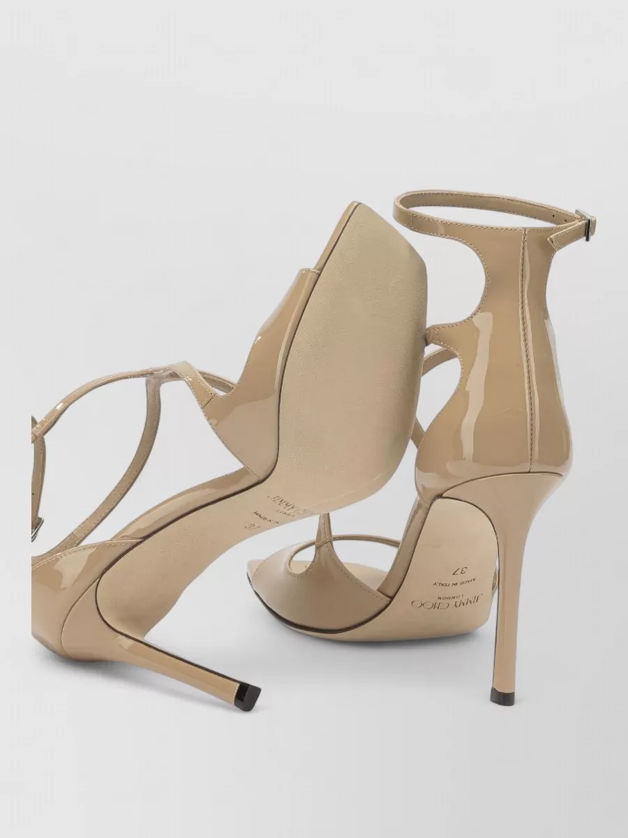 Jimmy Choo Azia 95Mm High Heel Strappy Sandals