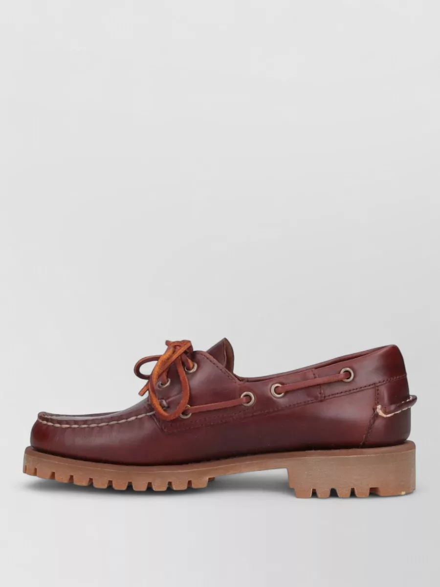 Sebago Leather Lace-Up Loafers