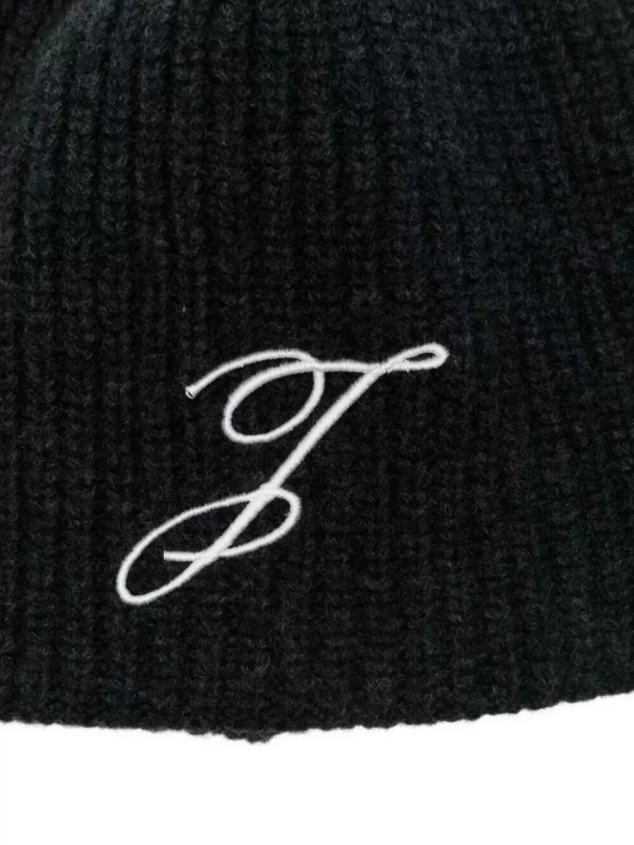 Jacquemus Spiral Ribbed Knit Hat