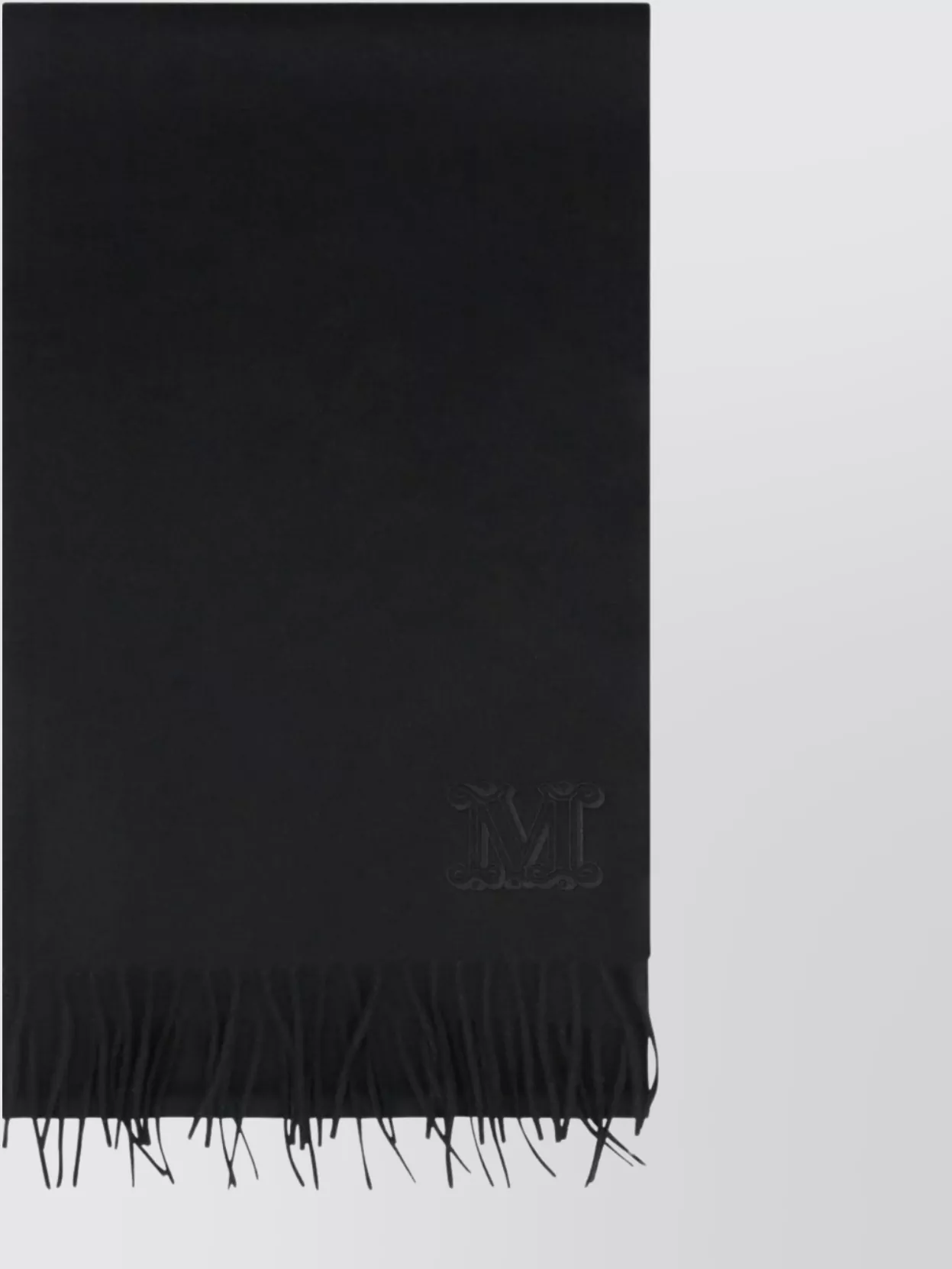 Max Mara Scarf With Fringe Detailing And Trim
