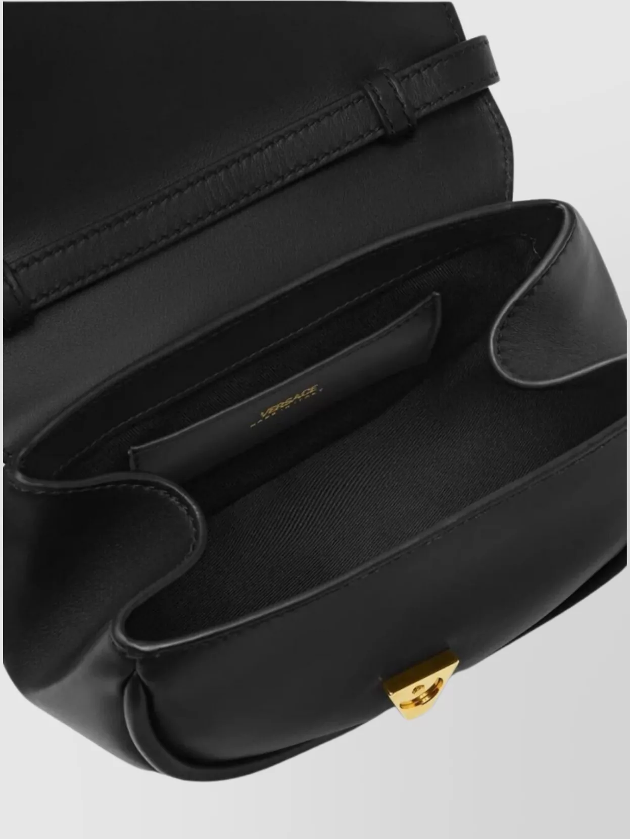 Versace Small Shoulder Bag Calf Leather Structured