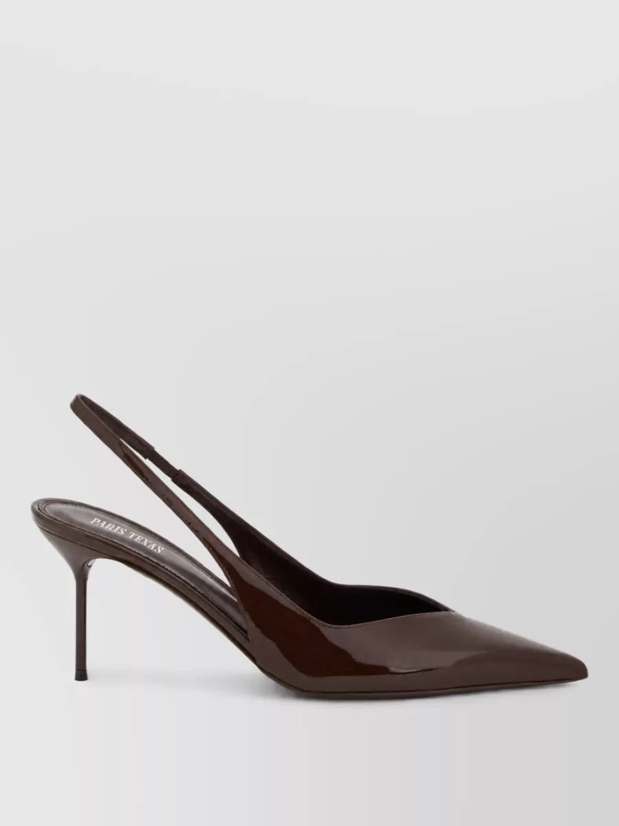 Paris Texas Leather Slingback Pumps